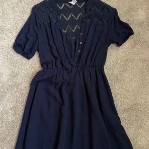 Forever 21 Dark Navy Blue Dress